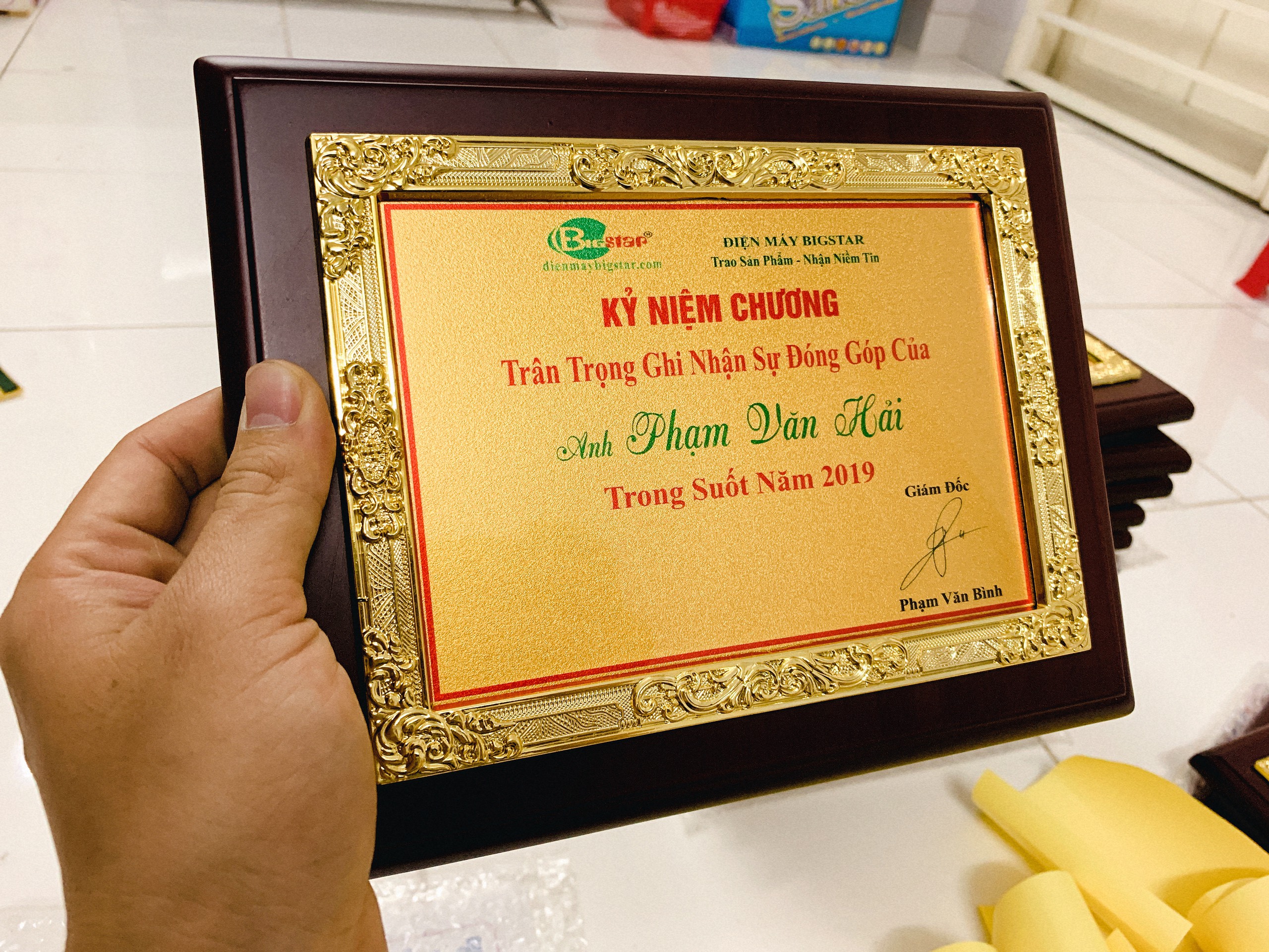 Kỷ Niệm Chương gỗ số 2A